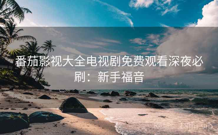 番茄影视大全电视剧免费观看深夜必刷：新手福音